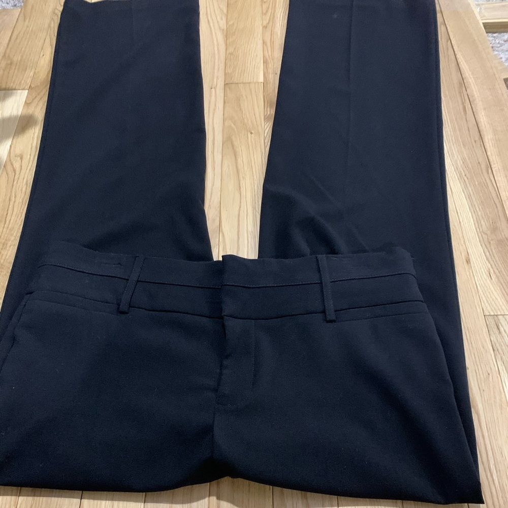 AB Studio Boot cut black dress pants